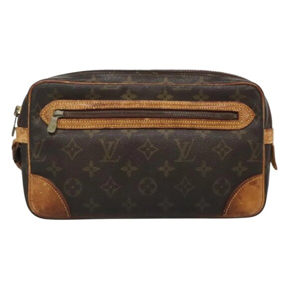 LOUIS VUITTON Monogram Marly Dragonne GM Clutch Bag - Picture 2 of 15